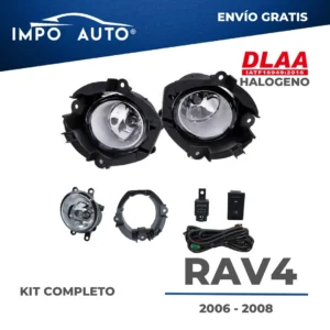 Neblineras DLAA Toyota RAV4 2006 2008 tipo OEM