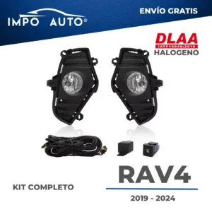 Neblineras DLAA Toyota RAV4 2019 2024 Tipo OEM