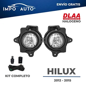 Neblineras DLAA Toyota Hilux Vigo 2012 2015 tipo OEM