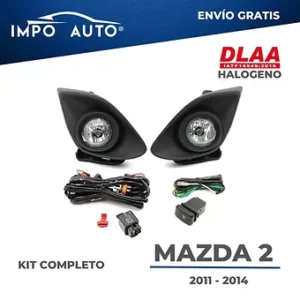 Neblineras DLAA Mazda 2 2011 2014 tipo OEM