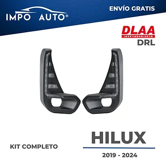 Neblineras LED DLAA Toyota Hilux Rocco 2019 2024 tipo OEM