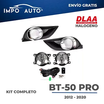 Neblineras DLAA Mazda BT-50 Pro 2012 cromo tipo OEM