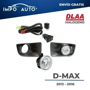 Neblineras DLAA Isuzu D-Max 2013 2016 tipo OEM