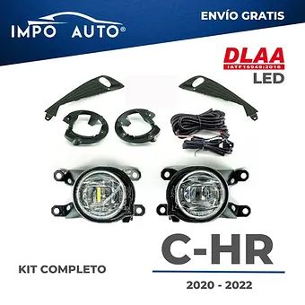 Neblineras LED Toyota C-HR 2020 2022 tipo OEM