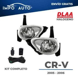 Neblineras HD DLAA Honda CR-V 2005 2006 cromo tipo OEM