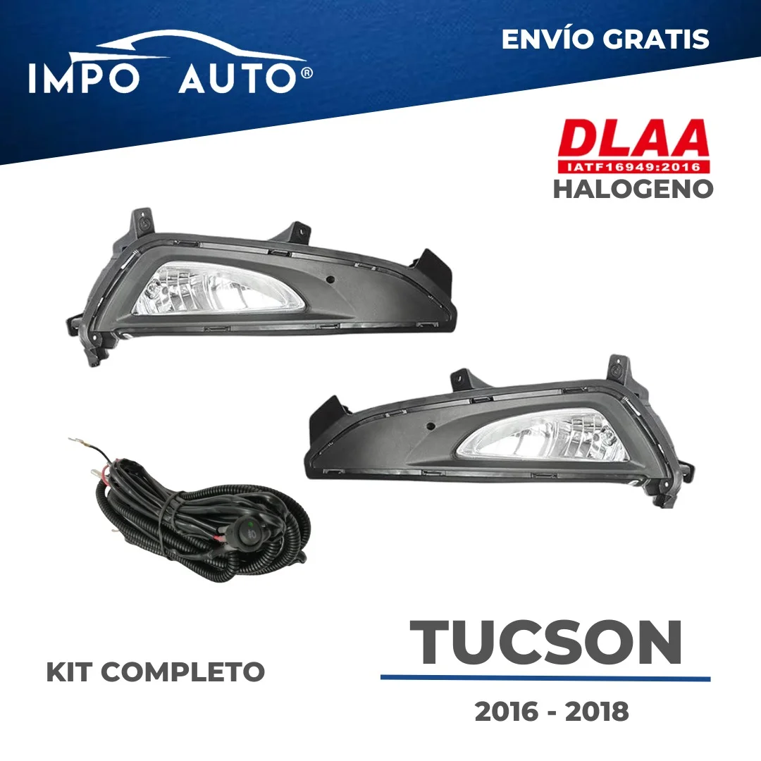 Neblineras DLAA Hyundai Tucson 2016 2018 tipo OEM