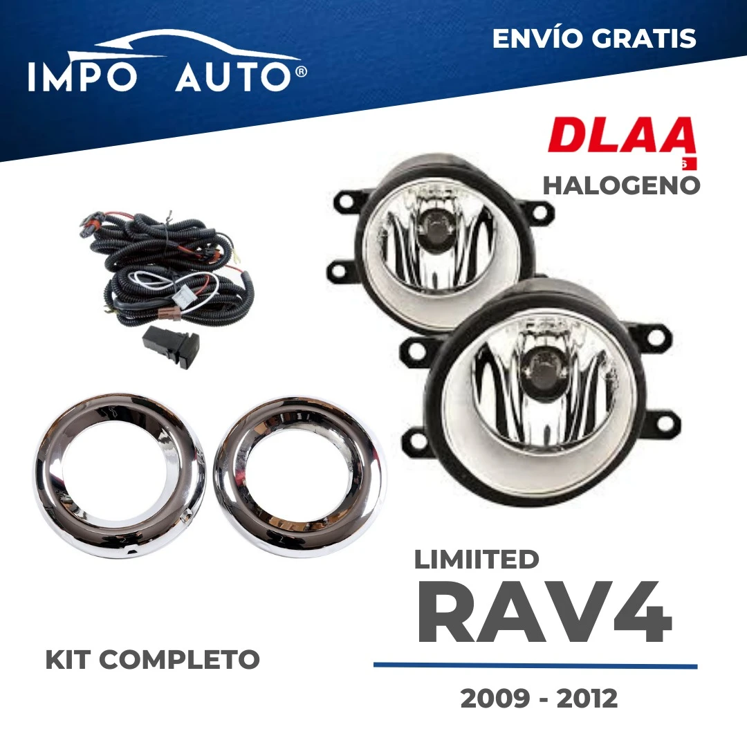 Neblineras DLAA Toyota RAV4 Limited 2009 2012 tipo OEM