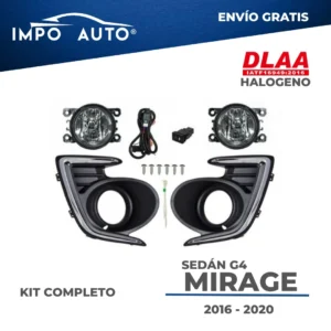 Neblineras Mitsubishi Mirage G4 2016 2020 tipo OEM