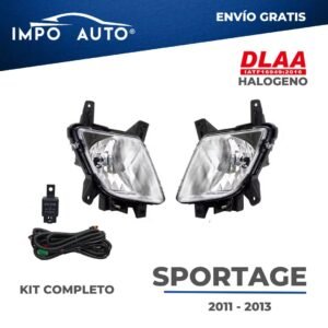 Neblineras DLAA Kia Sportage 2011 2013 tipo OEM
