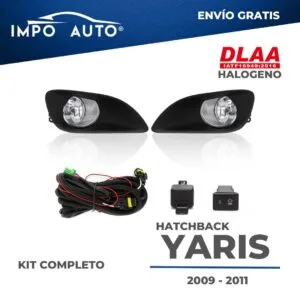 Neblineras DLAA Toyota Yaris 2009 2011 Hatchback tipo OEM