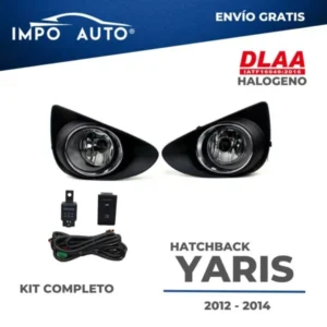 Neblineras DLAA Toyota Yaris 2012 Hatchback tipo OEM